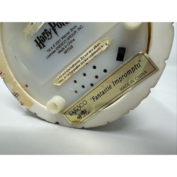 2001 Harry Potter Enesco Musical Snow Globe Fantastie Impromptu Rare HTF - Picture 6 of 6